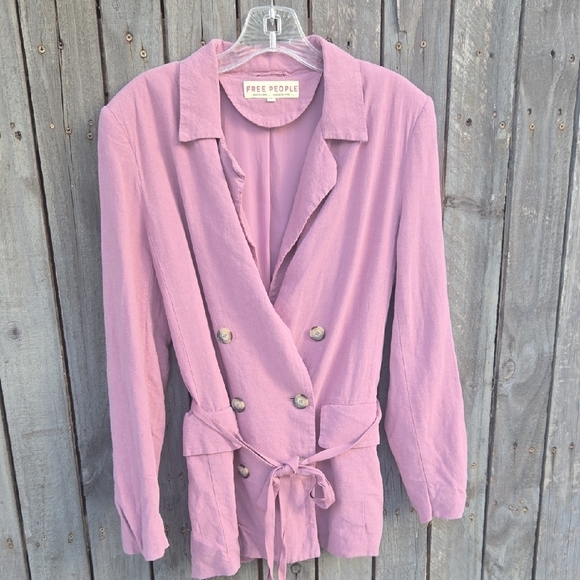 Free People Double-Breasted Blazer - Picture 3 of 7